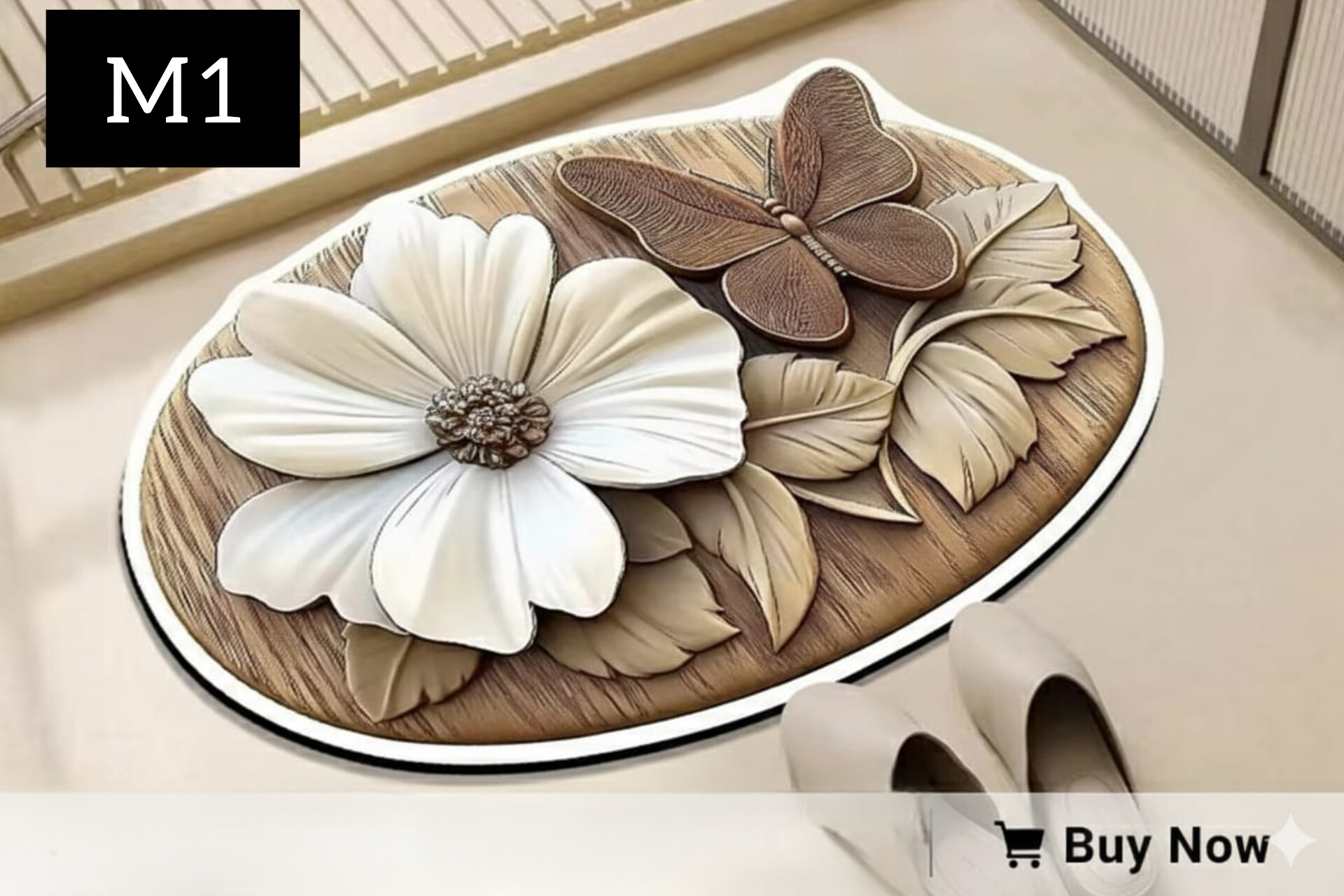 Premium Butterfly Floor Mat