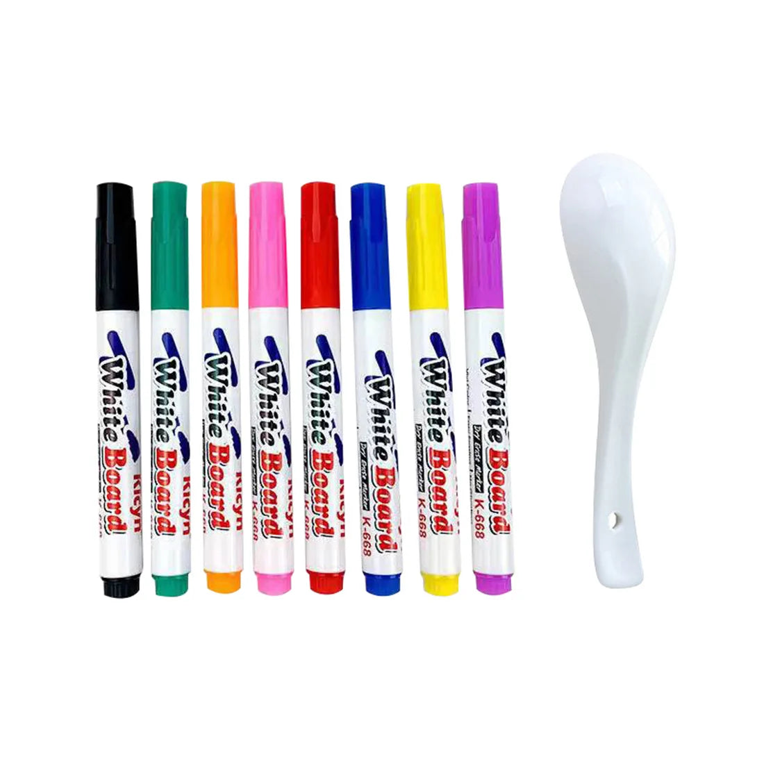 12 Piece Water Floating Pen With Spoon 🥄🖋️